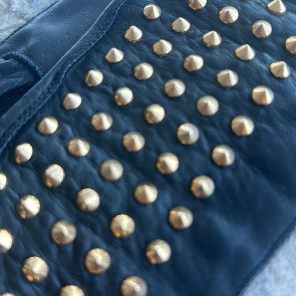 PRORSUM RUNWAY STUDDED LEATHER GLOVES - Picture 3 of 8